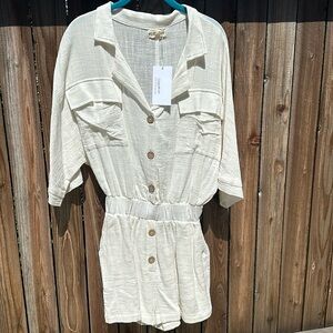 Linen Romper size M